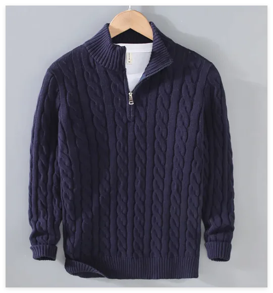 Urban Luxe Half-Zip Sweater