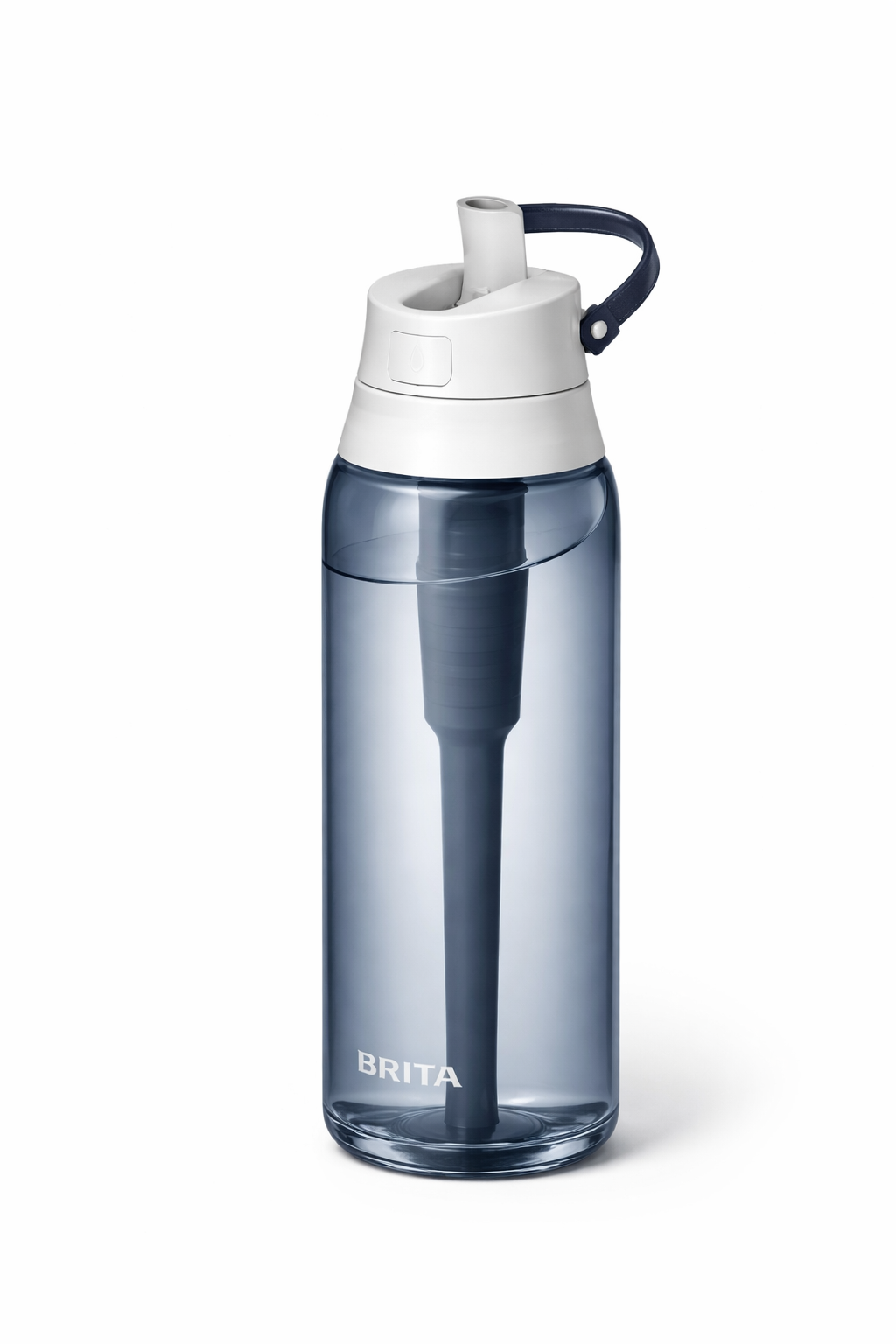 Brita Hard-Sided Plastic Premium Filtering Water Bottle BPA-Free Reusable Replaces 300 Plastic Water Bottles Filter Lasts 2 Months or 40 Gallons Includes 1 Filter Night Sky - 26 oz.