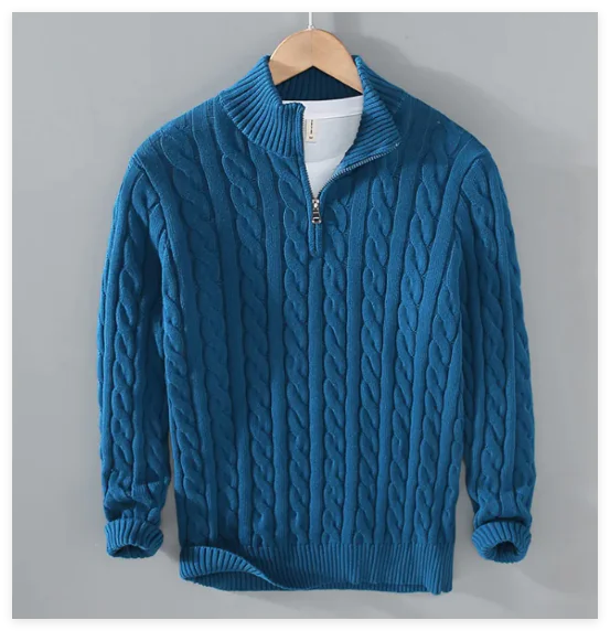 Urban Luxe Half-Zip Sweater