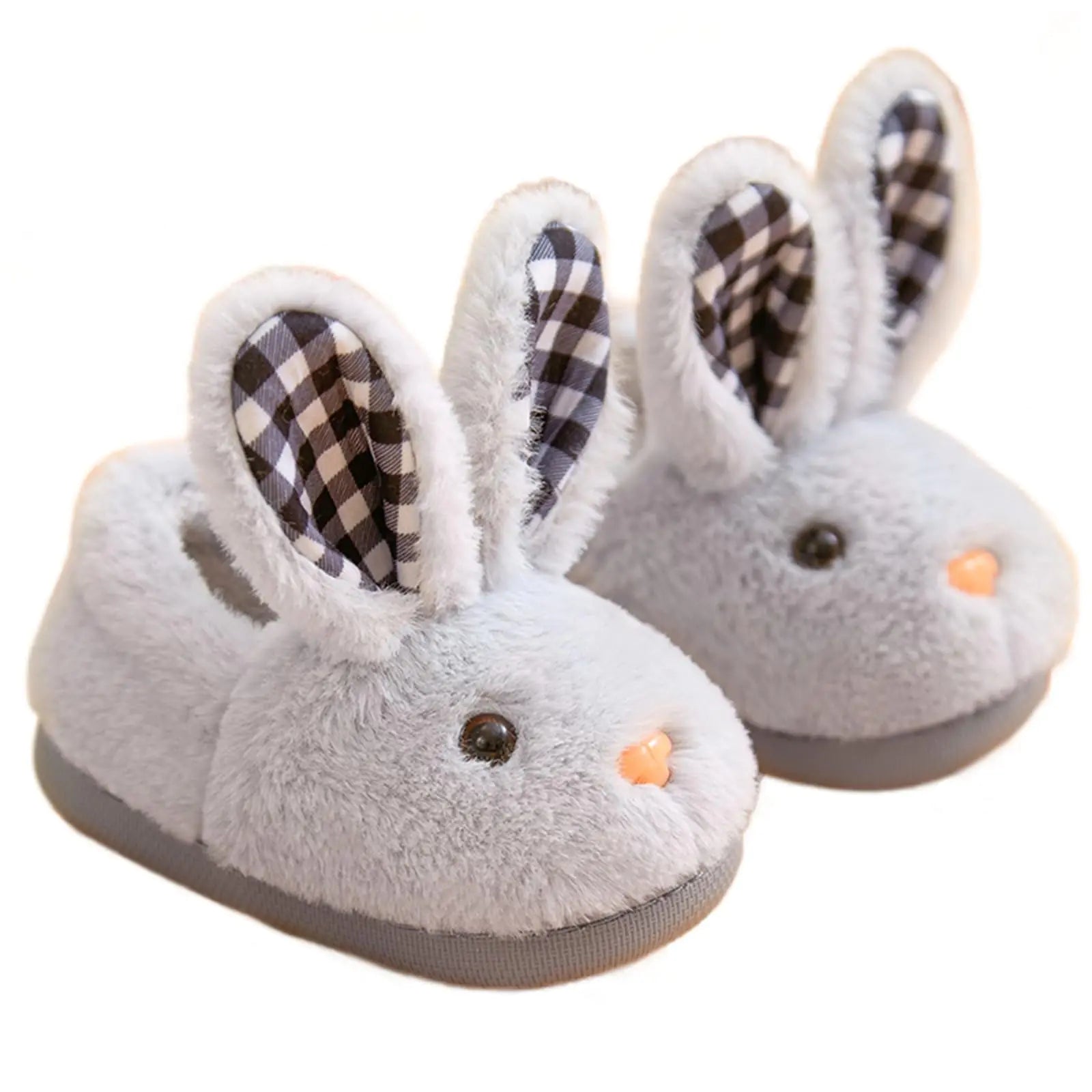 Bunny Slippers for Kids Fuzzy Soft Plush Rabbit Slippers